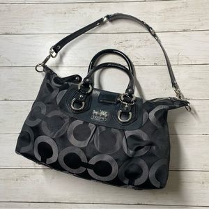 Coach 13861 Madison Julianne Black with Gray & Chrome